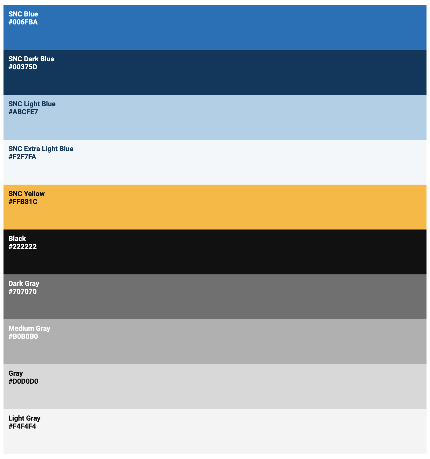 Snc palette